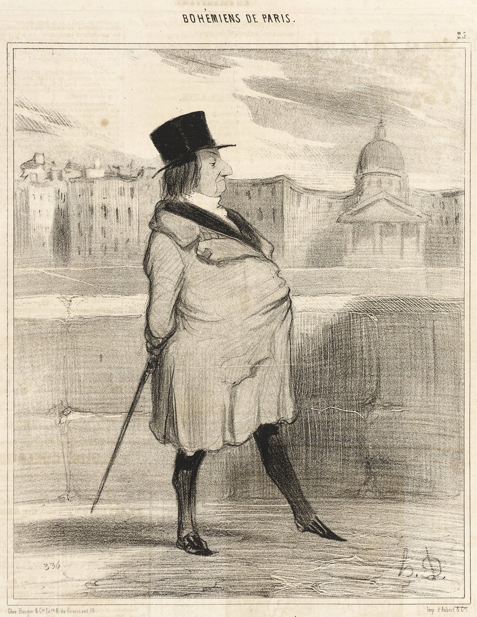 Le Membre de toutes les Académies von Honoré Daumier
