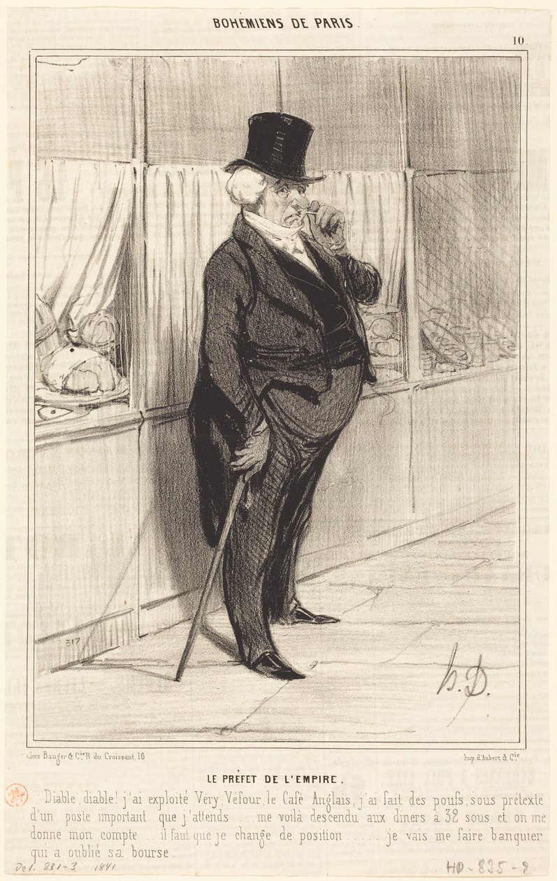 Der Präfekt des Kaiserreichs von Honoré Daumier