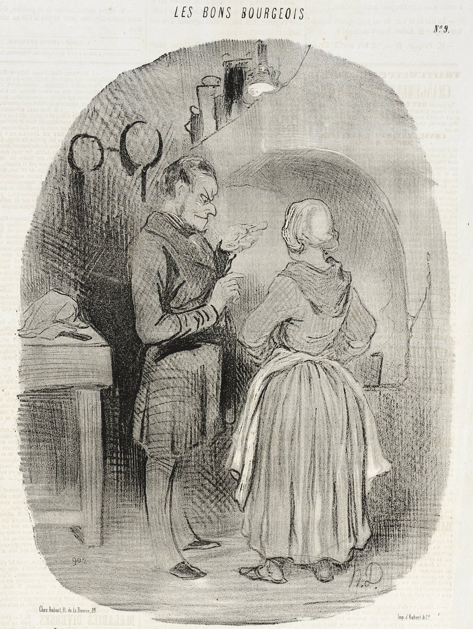 Das Eigelb wurde nicht genug geschlagen... von Honoré Daumier