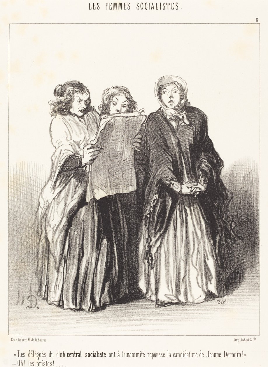 Die Delegierten des zentralen sozialistischen Klubs haben abgelehnt... von Honoré Daumier