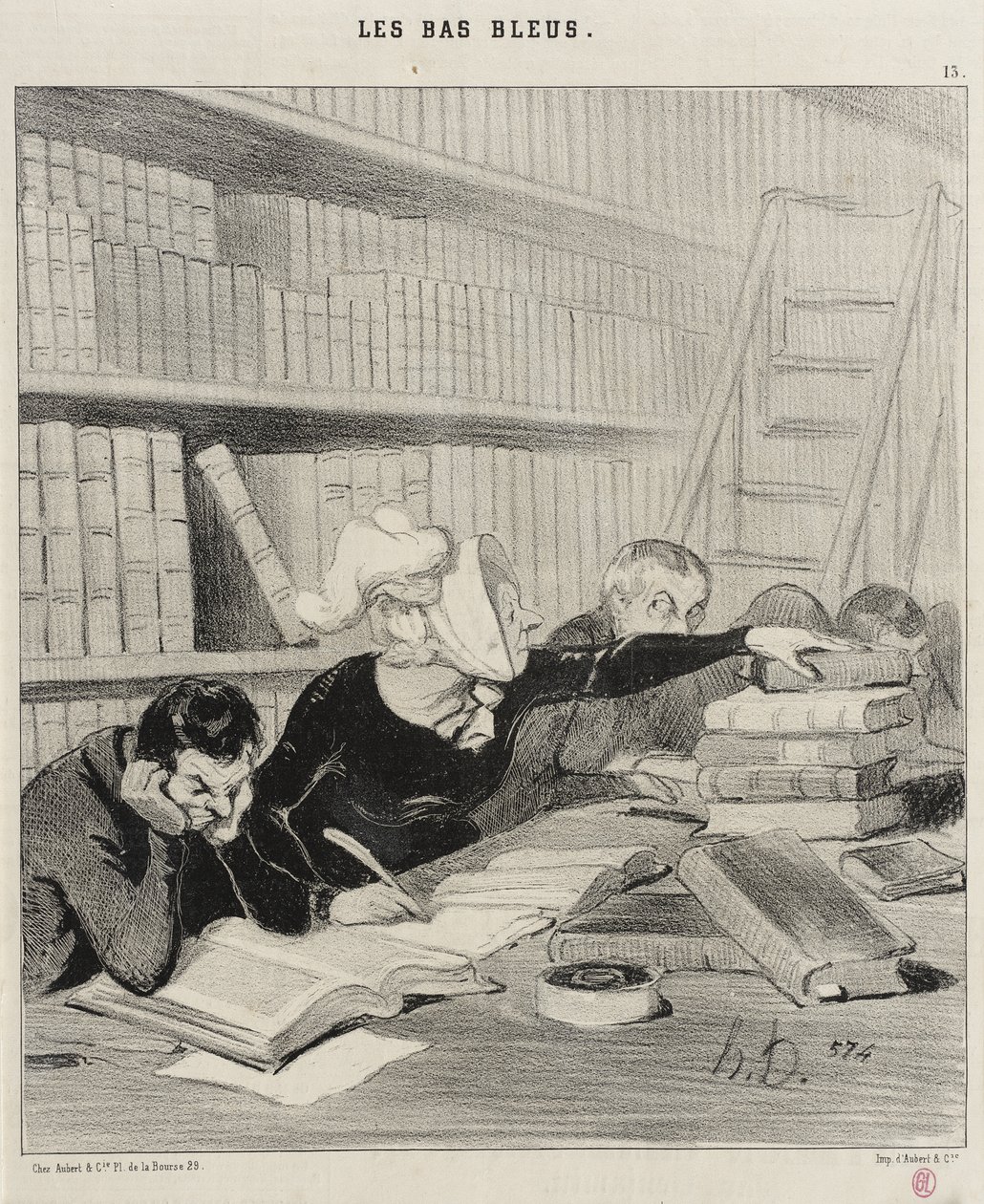 Monsieur, entschuldigen Sie, wenn ich Sie ein wenig störe... von Honoré Daumier