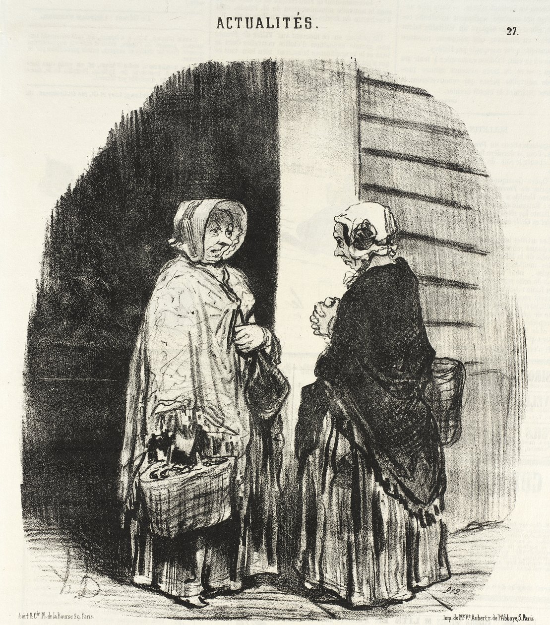 Ja, Madame Chaboulard...vierundzwanzig Krämer... von Honoré Daumier