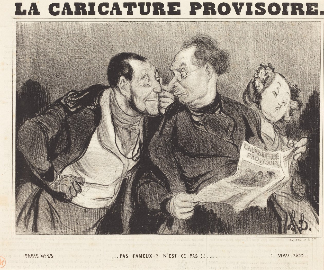 Nicht großartig? Nicht wahr!!... von Honoré Daumier