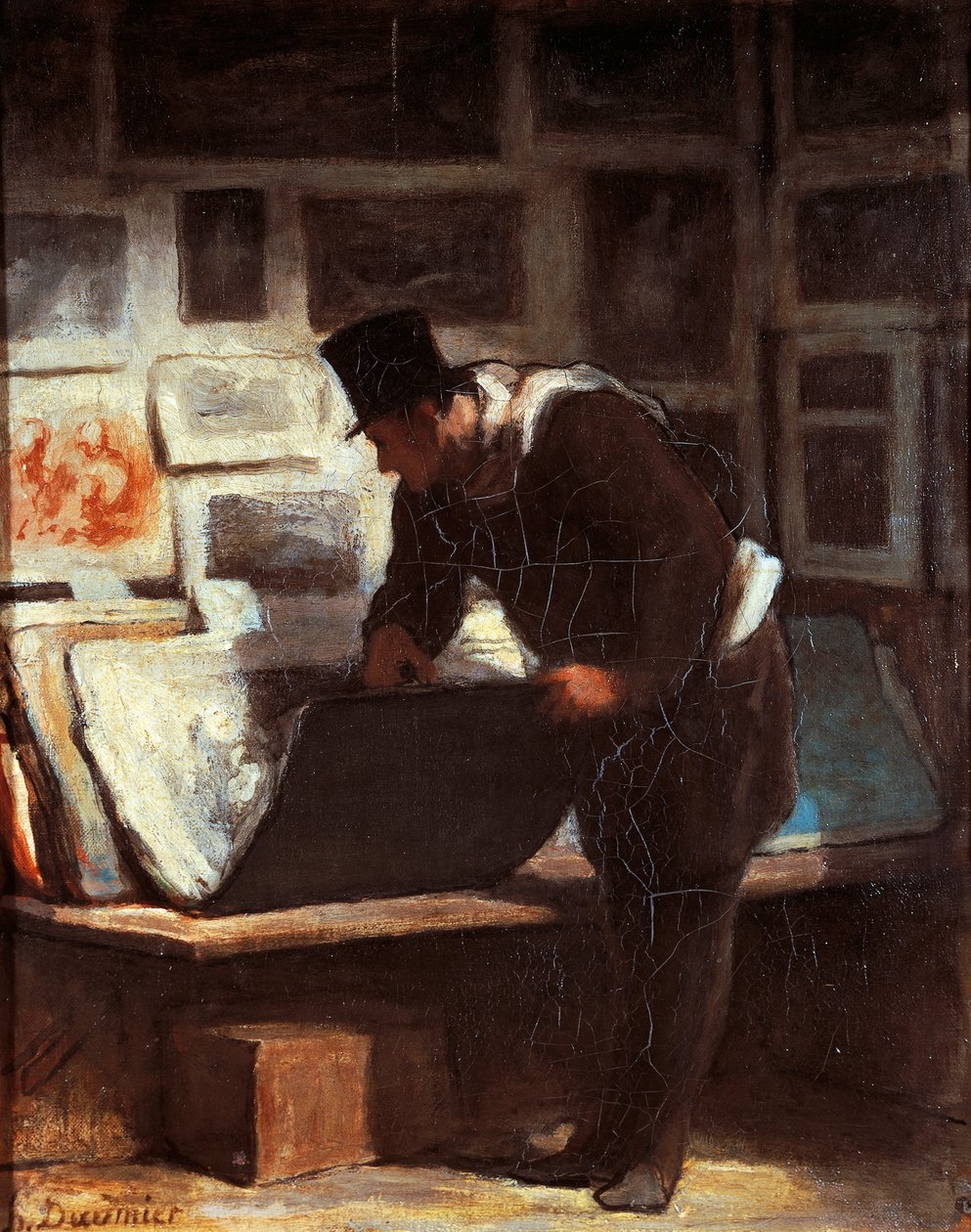 Der Kunstliebhaber von Honoré Daumier