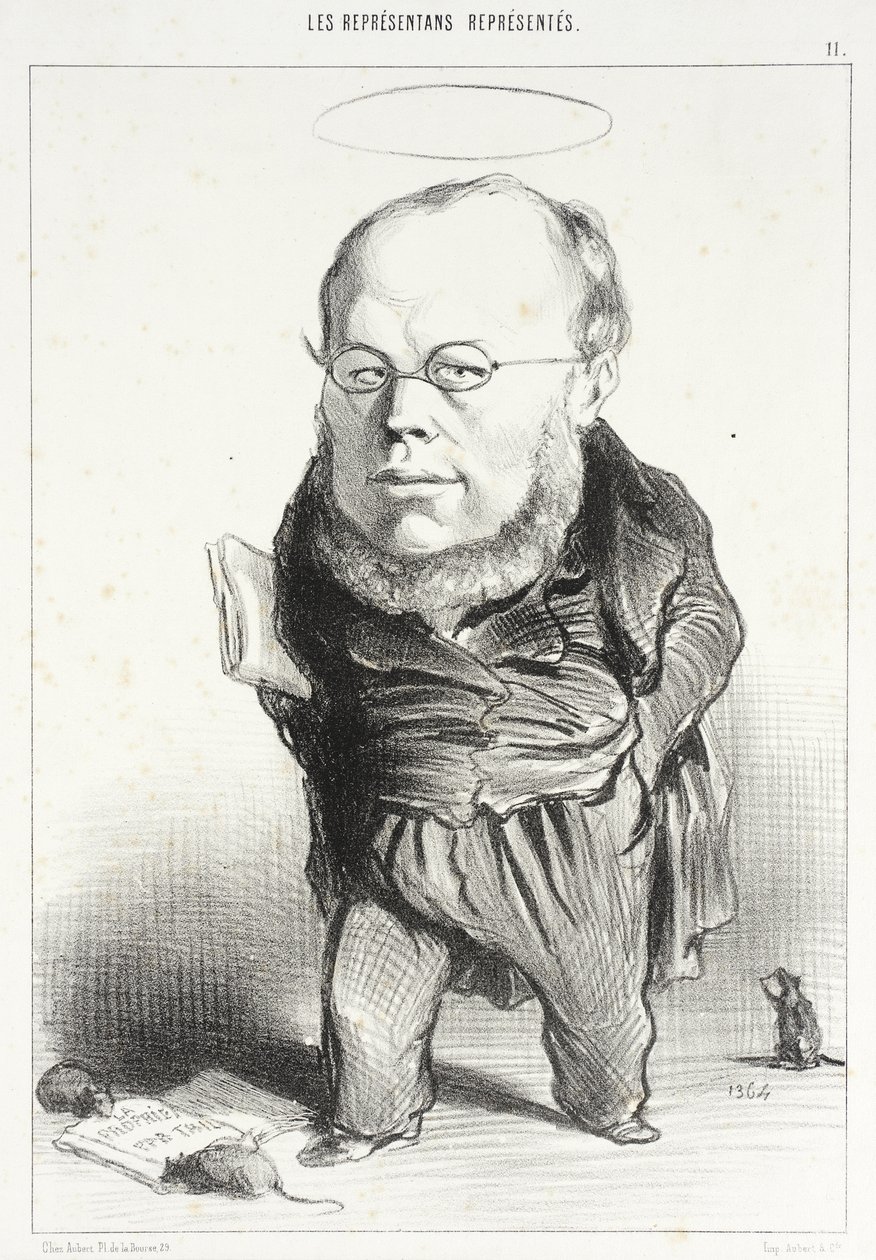 Proudhon von Honoré Daumier