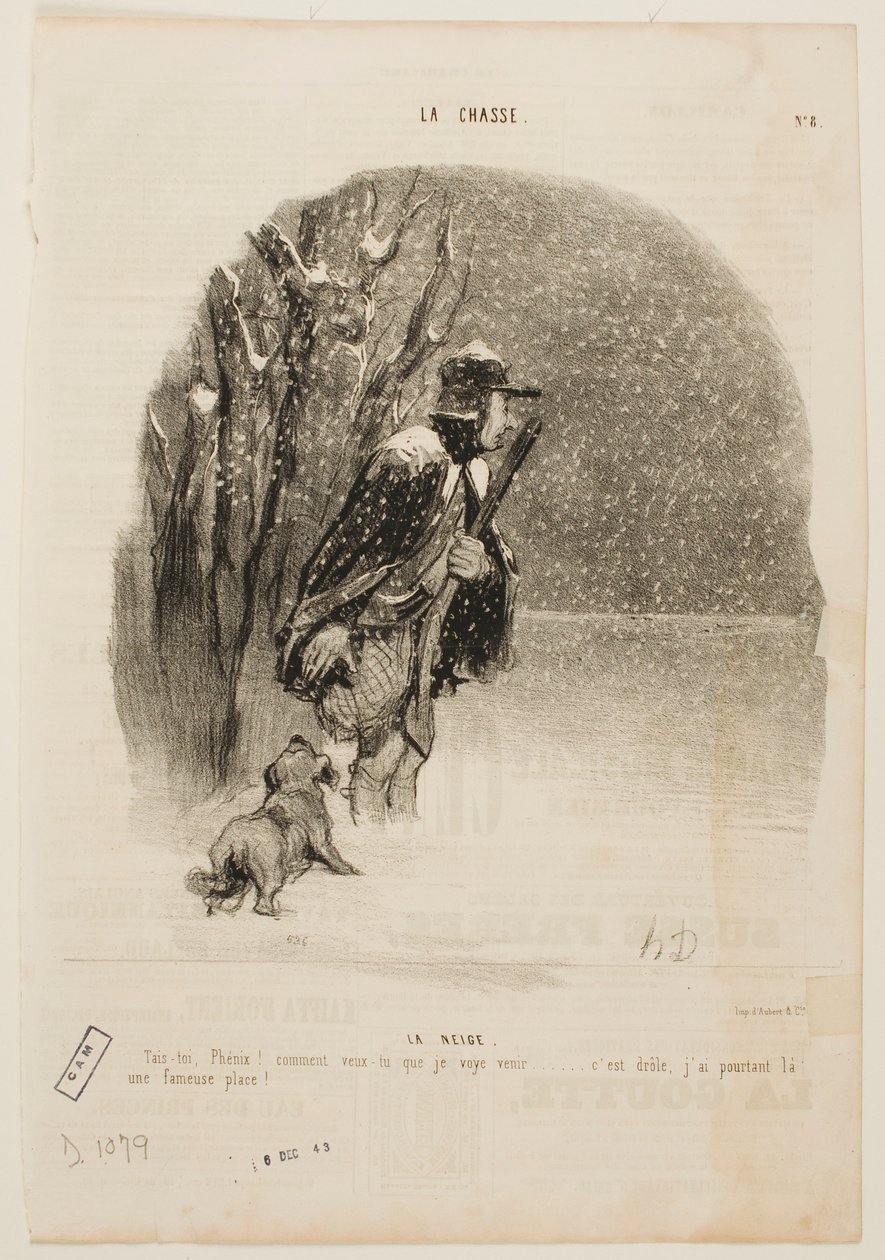 Schnee von Honoré Daumier