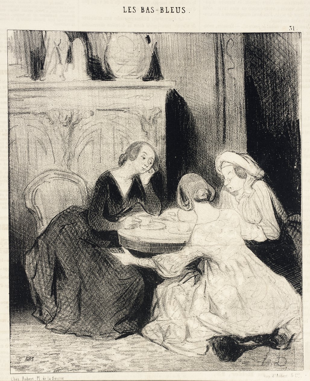 Folgen Sie meinem Argument gut, Eudoxie... von Honoré Daumier