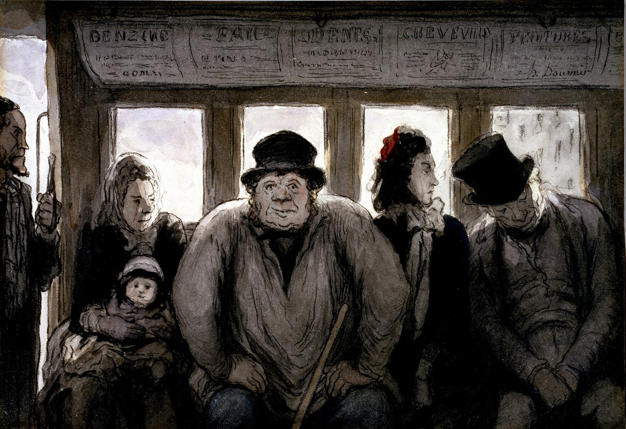 Der Omnibus von Honoré Daumier