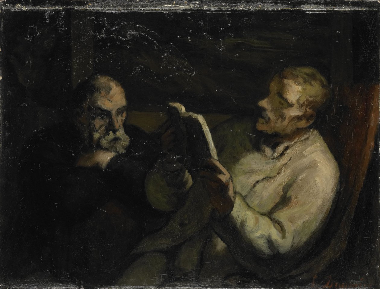 Die Lesung von Honore Daumier