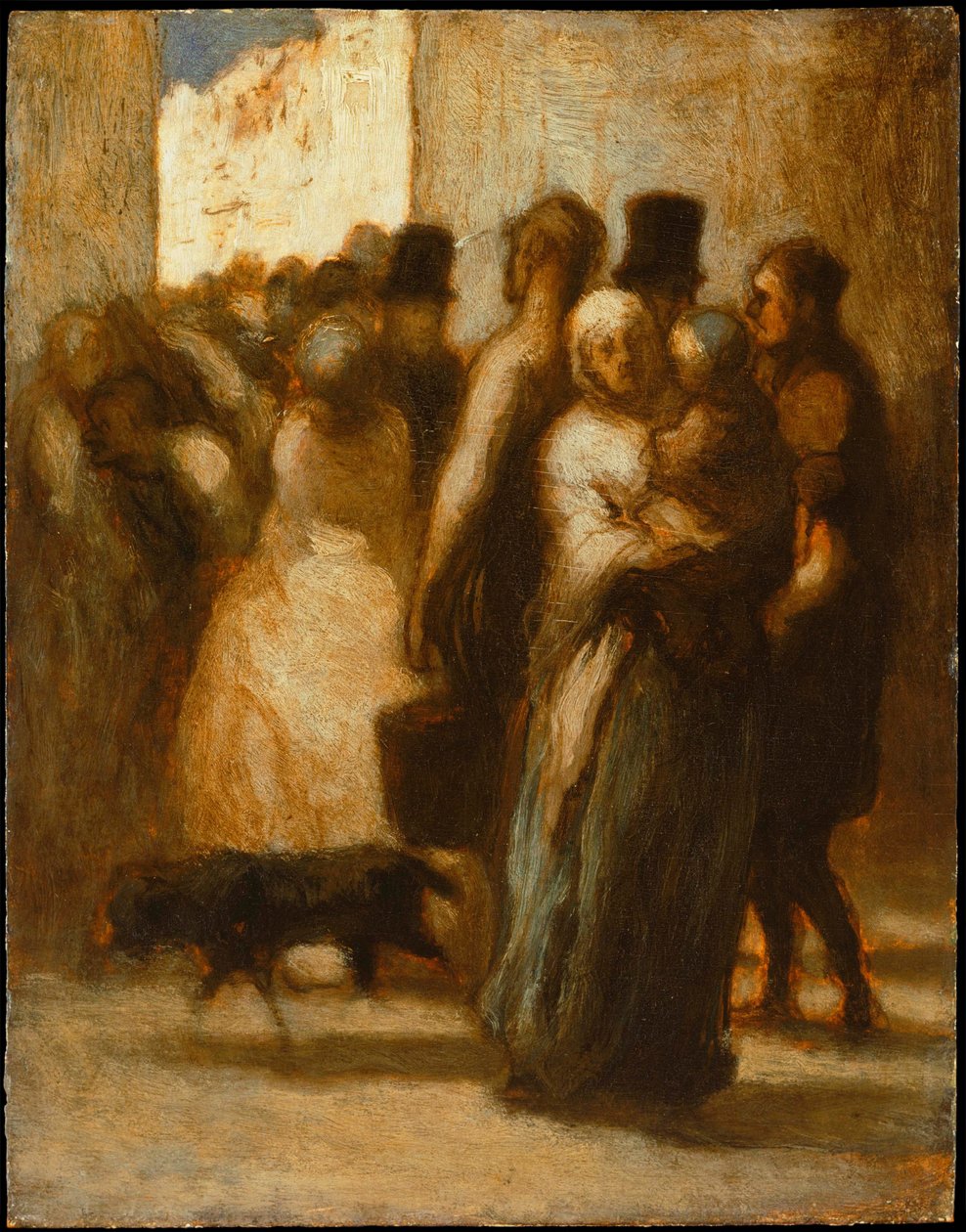 Zur Straße von Honoré Daumier