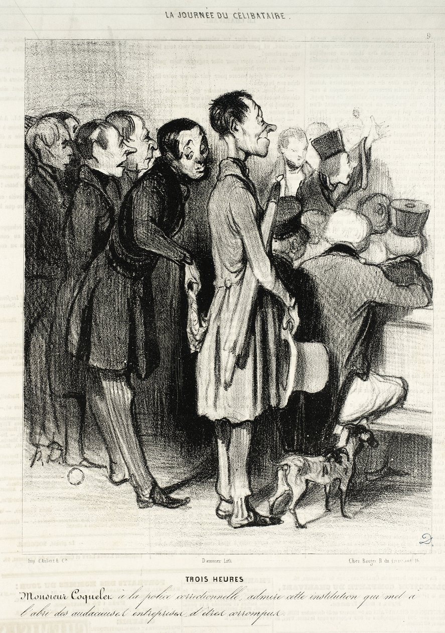 Drei Stunden... von Honoré Daumier
