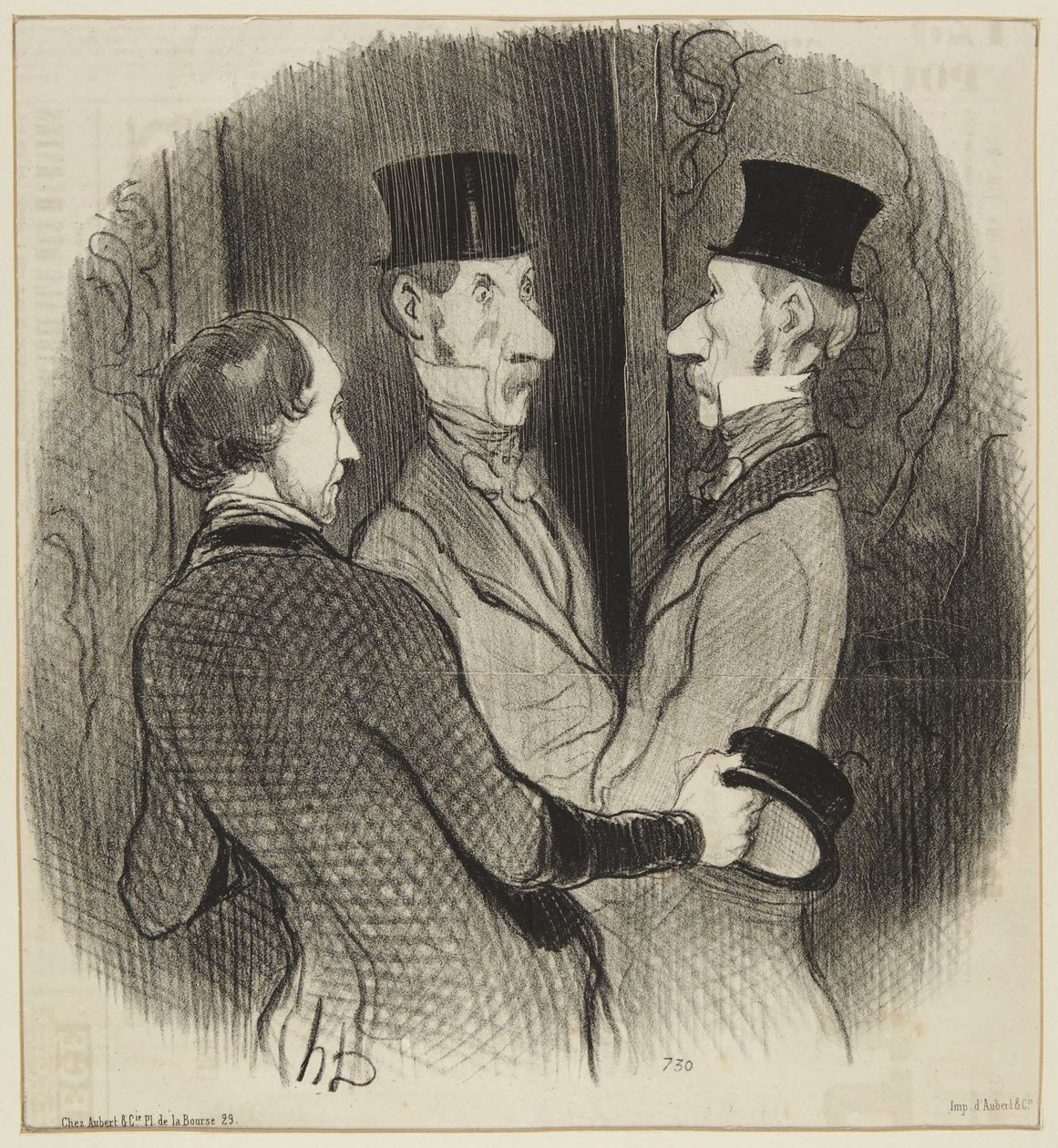 Ein neuer Hut von Honoré Daumier