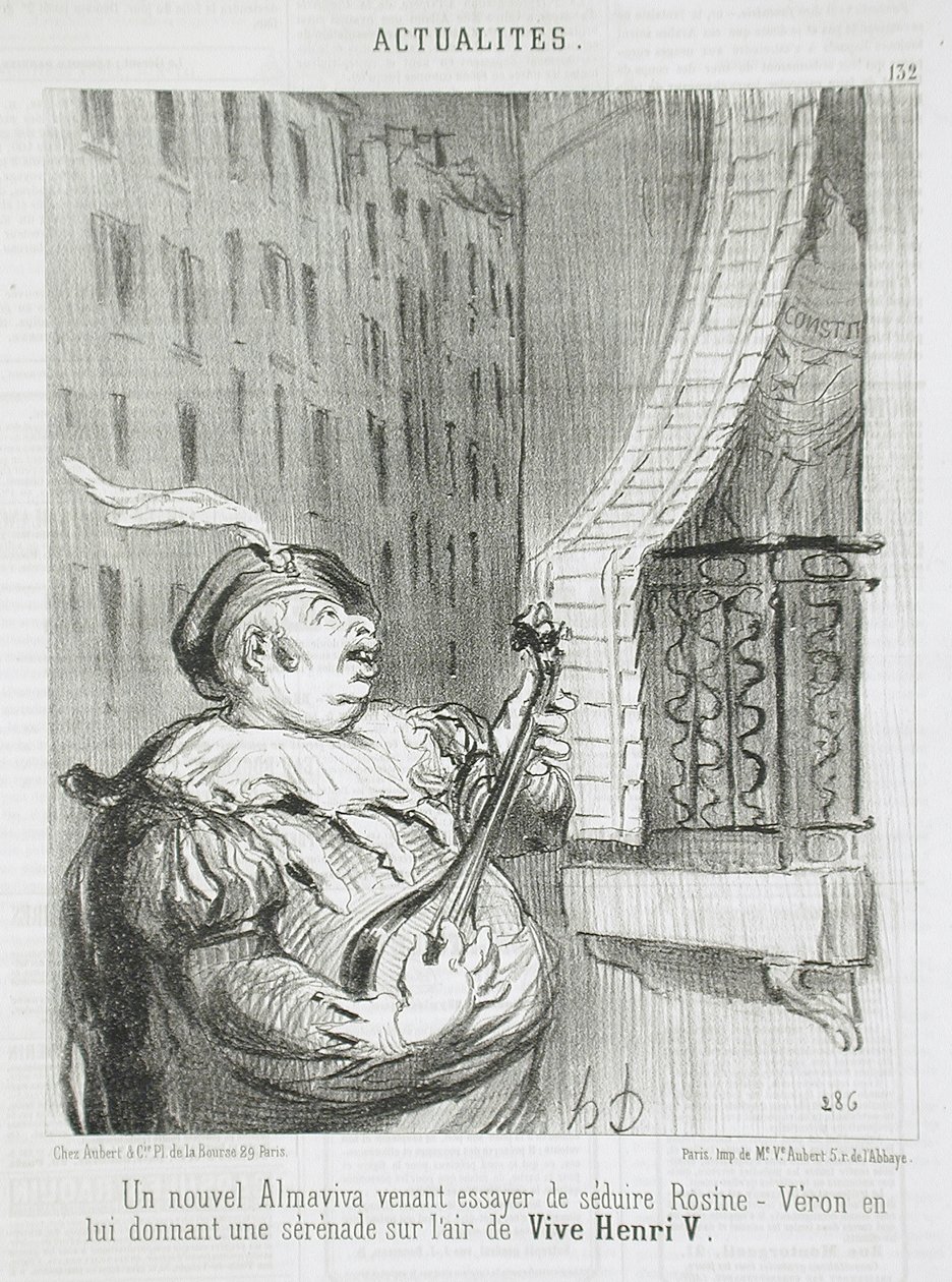Ein neuer Almaviva... von Honoré Daumier
