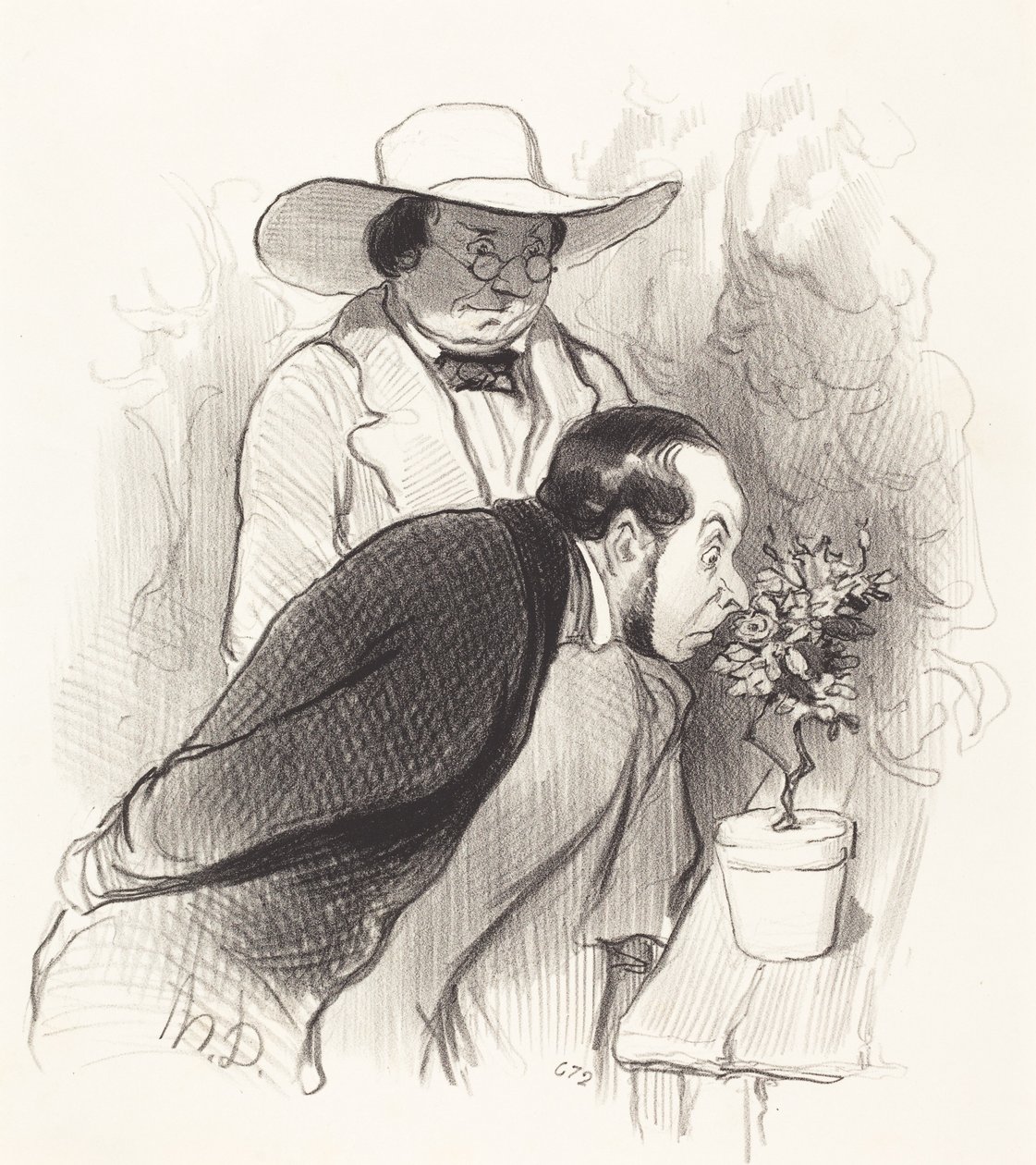 Ein Triumph des Botanikers von Honoré Daumier