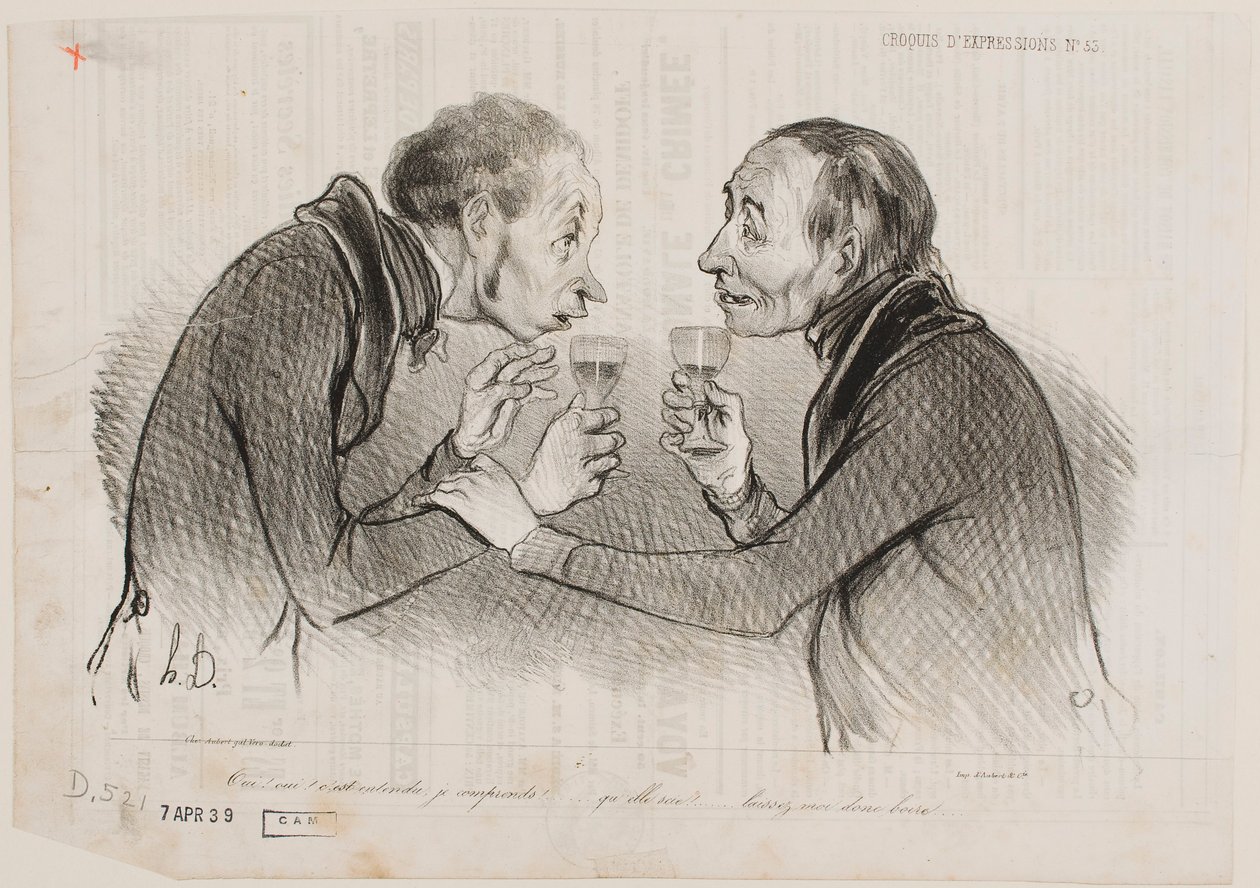 Ja! Ja! Es ist ein Deal, ich verstehe... von Honoré Daumier