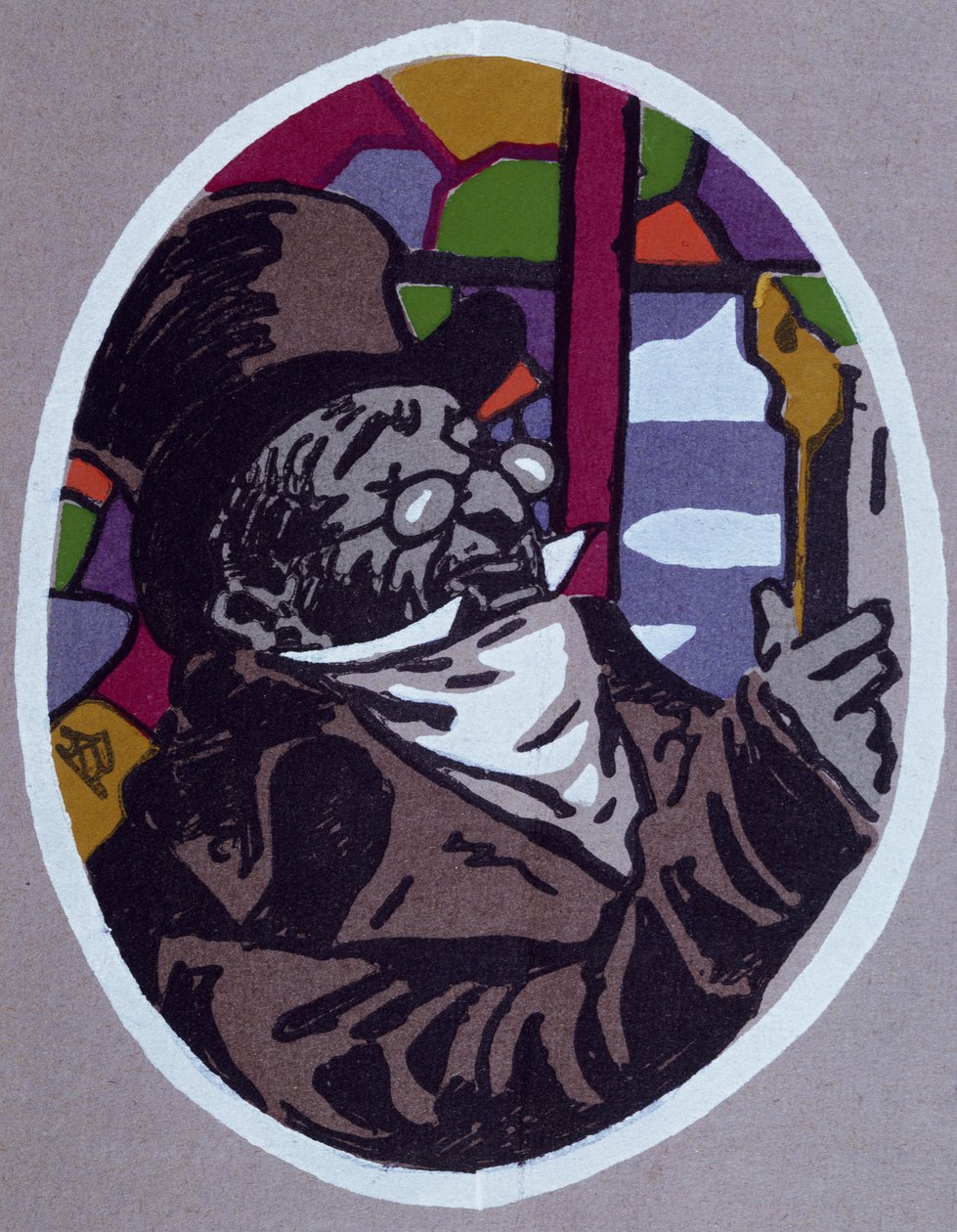 Le cousin Pons, Karikatur für den Roman von Honoré de Balzac (1799-1850) von Honore de Balzac