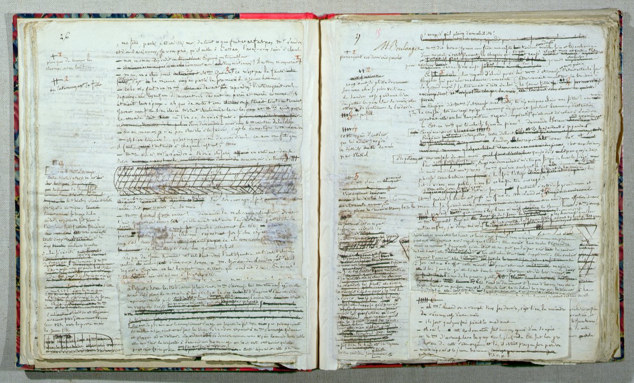 Seiten 26 und 27 des Manuskripts von 