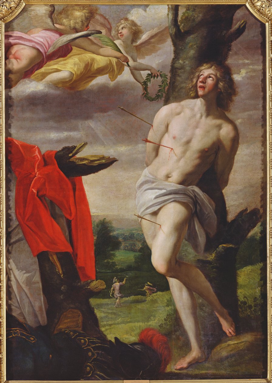 Das Martyrium des heiligen Sebastian, 1624 von Horace Leblanc