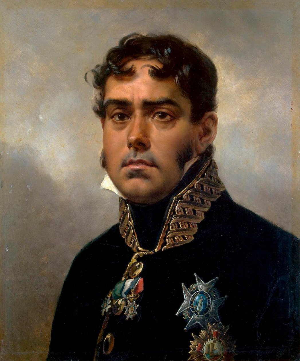 Porträt von General Pablo Morillo y Morillo, 1820-1822 von Emile Jean Horace Vernet