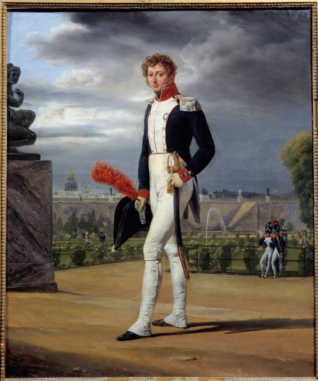 Porträt des Sammlers Philippe Lenoir (1785-1867) von Emile Jean Horace Vernet