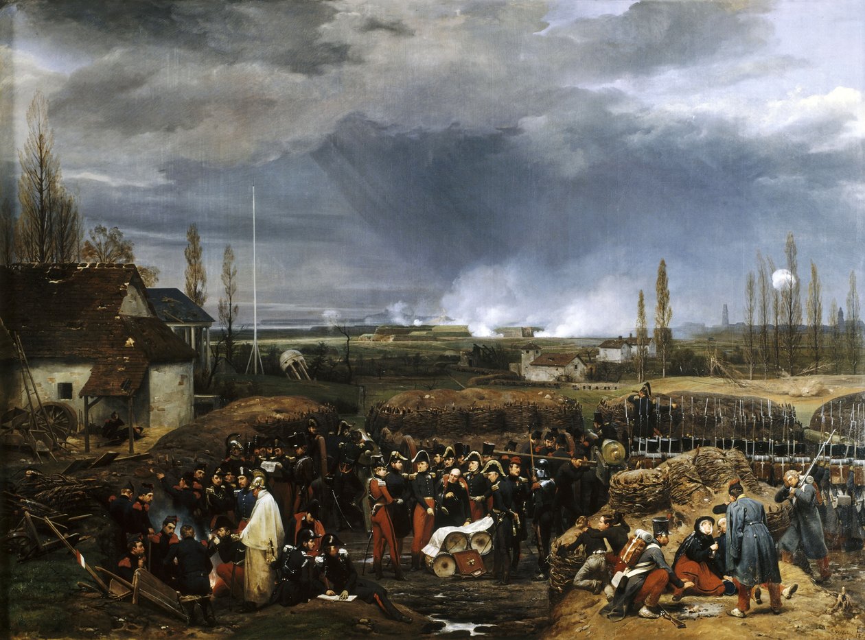 Belagerung der Zitadelle von Antwerpen, 22. Dezember 1832 von Horace Vernet