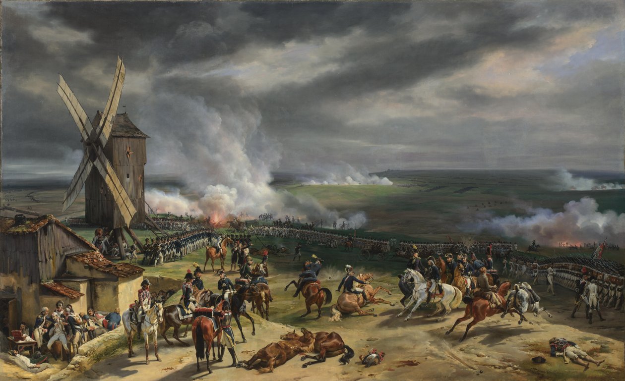 Die Schlacht von Valmy, 20. September 1792 von Emile Jean Horace Vernet