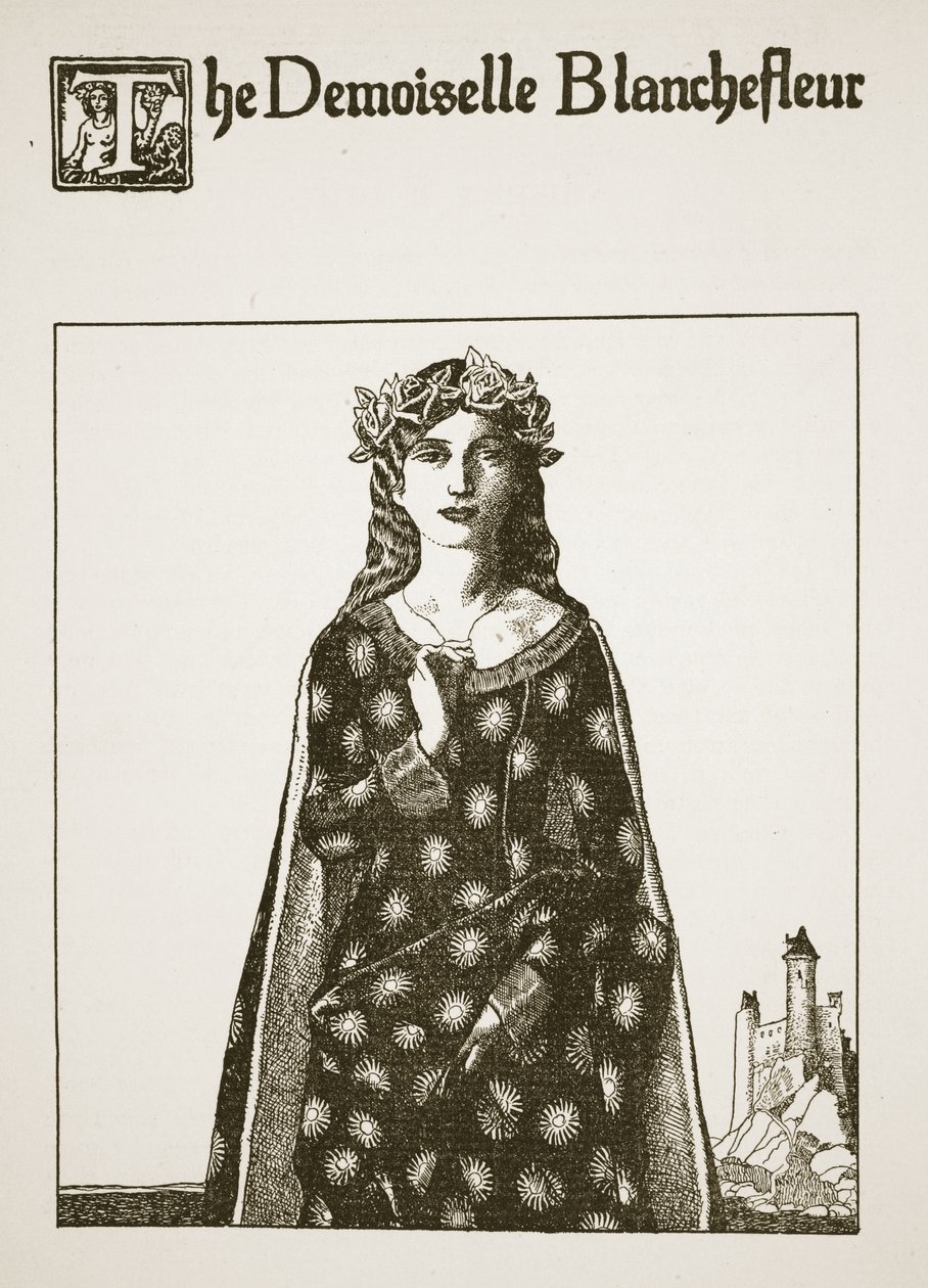 Die Demoiselle Blanchefleur, Illustration aus 