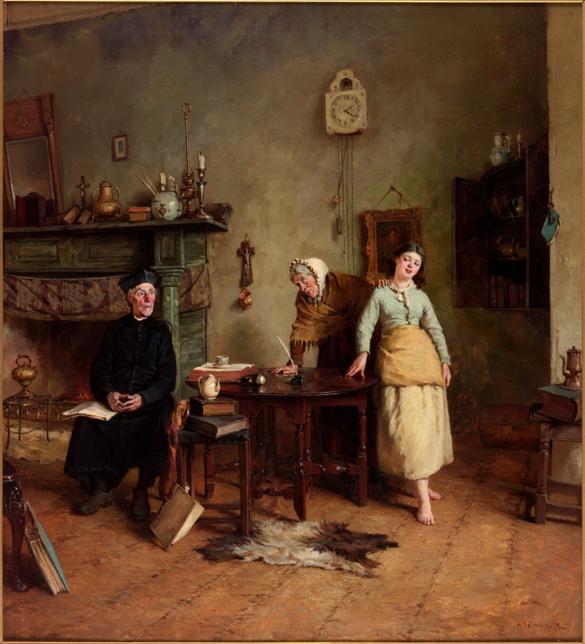 Die eigensinnige Tochter, 1878 von Howard Helmick