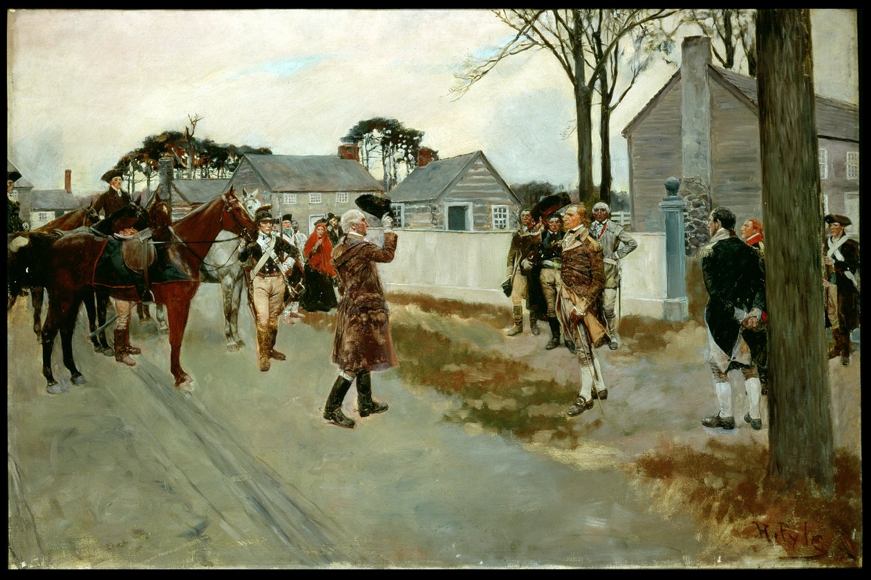 Das Treffen von Greene und Gates in Charlotte, N.C., aus 