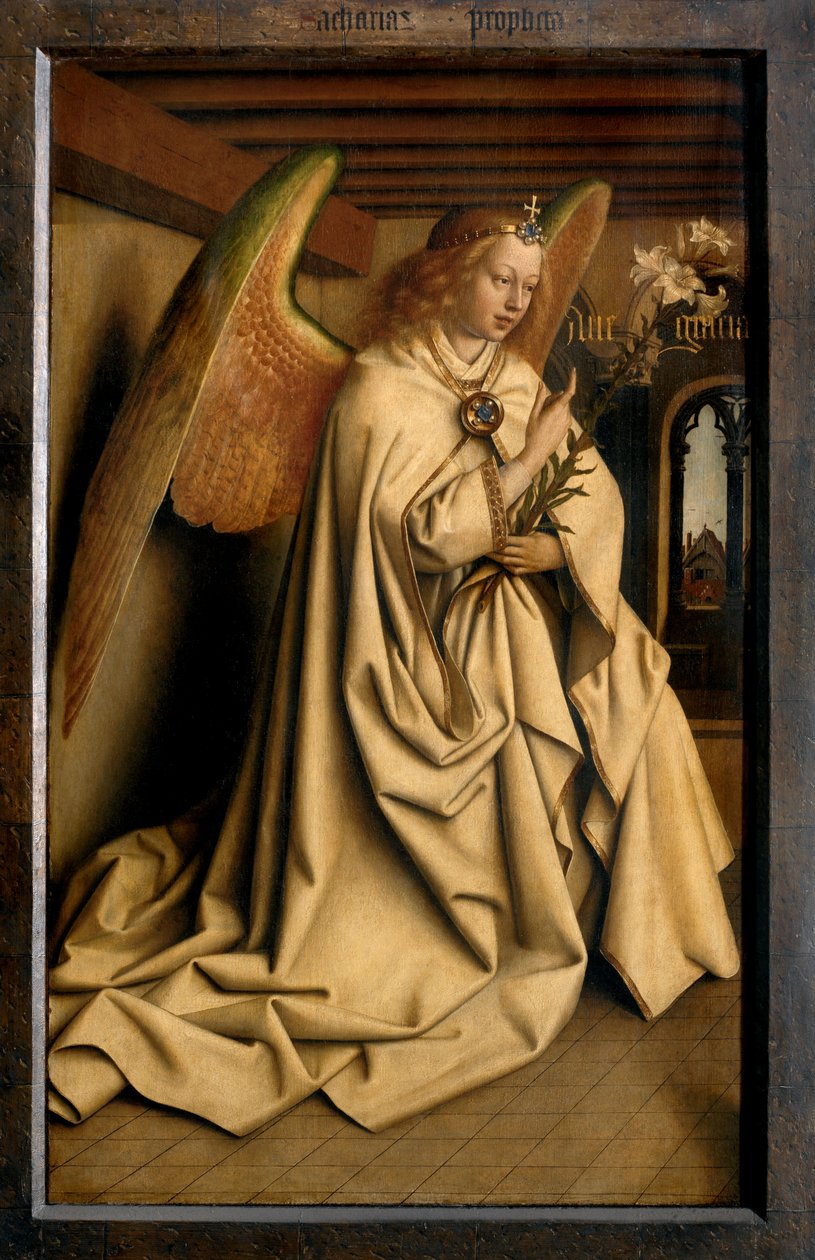 Verkündigungsengel von Hubert & Jan van (1390 1441) Eyck