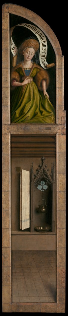 Kumäische Sibylle, vom Äußeren des rechten Flügels des Genter Altars von Hubert & Jan van (1390 1441) Eyck
