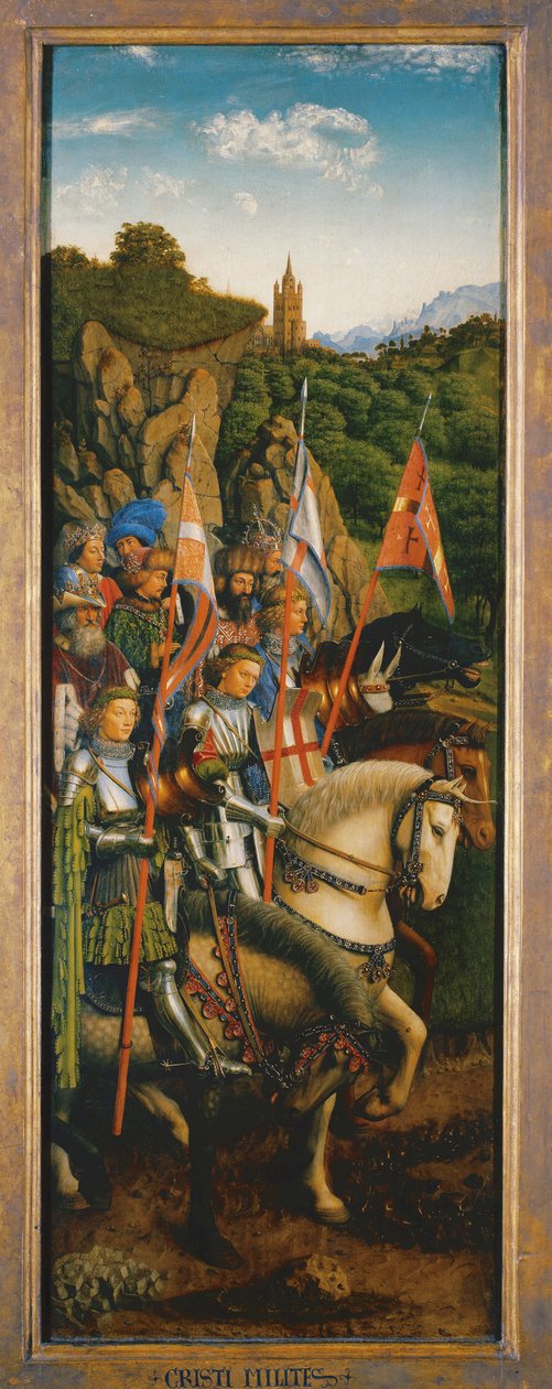 Die Ritter Christi von Hubert & Jan van (1390-1441) Eyck
