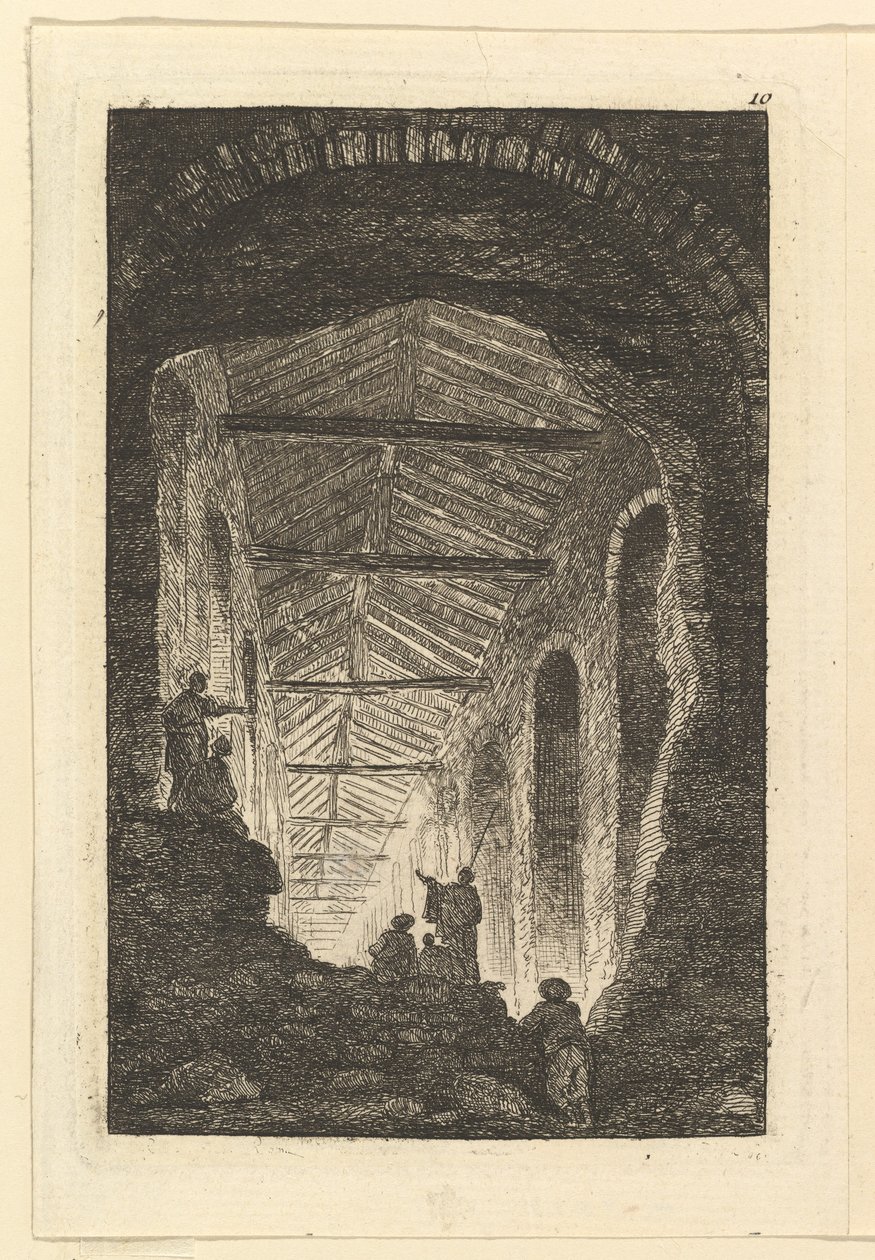 La Galerie Antique von Hubert Robert
