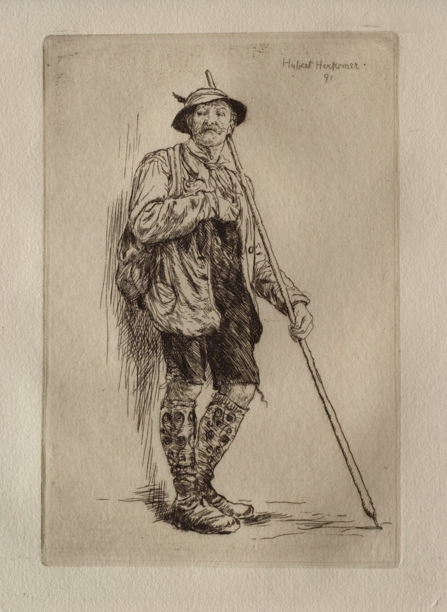Bayerischer Bauer von Hubert von Herkomer