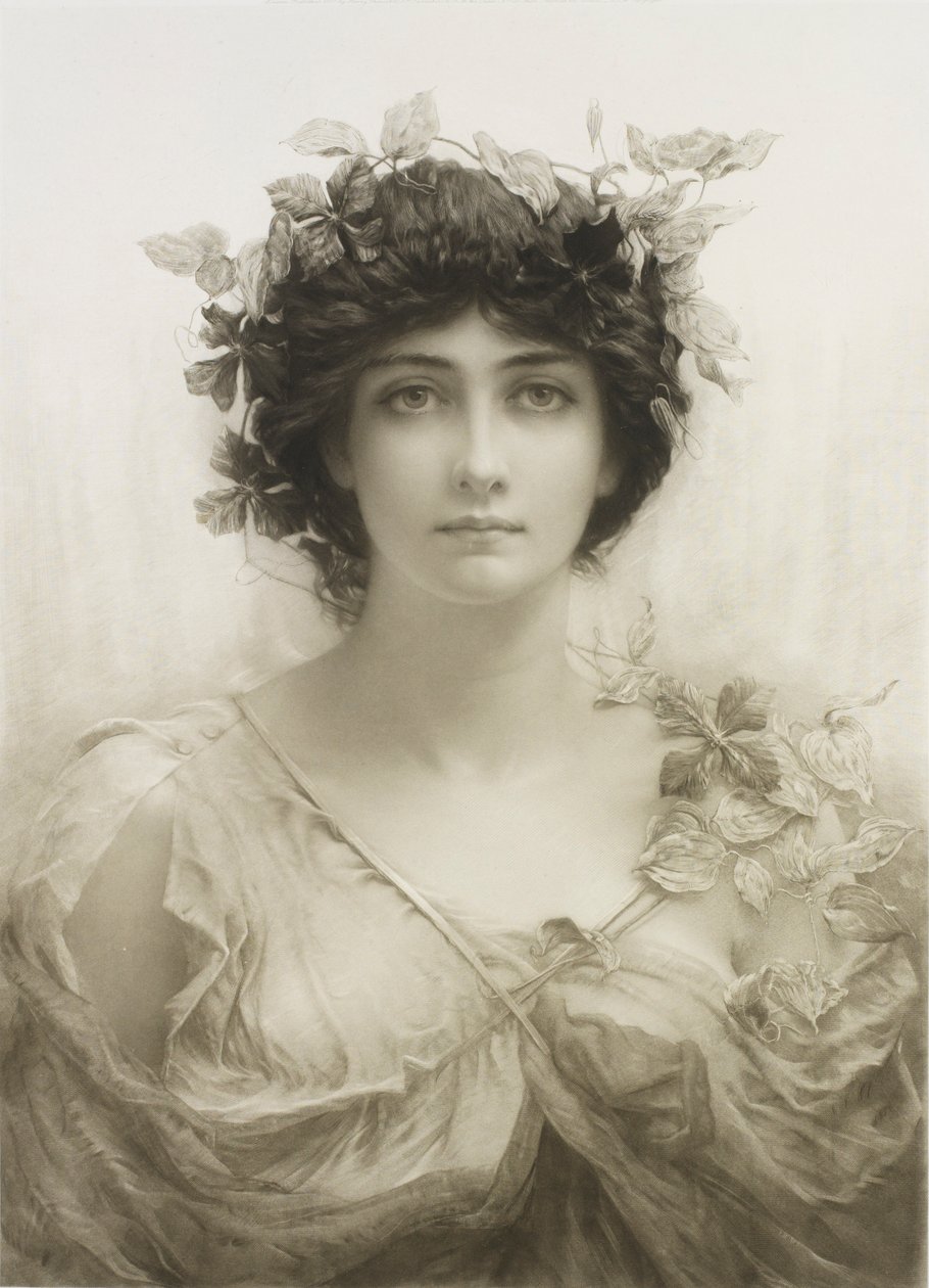 Clematis von Hubert von Herkomer