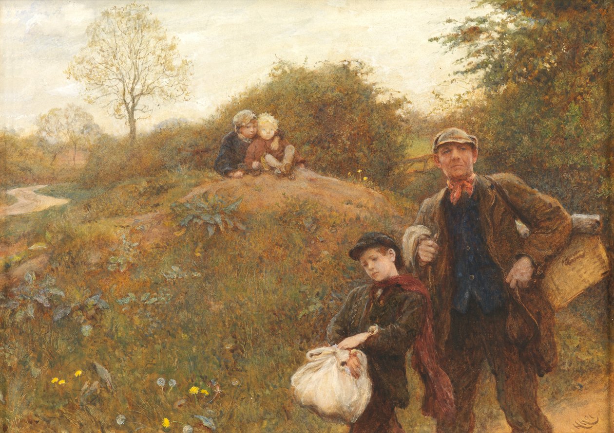 Weiterziehen, 1891 von Hubert von Herkomer