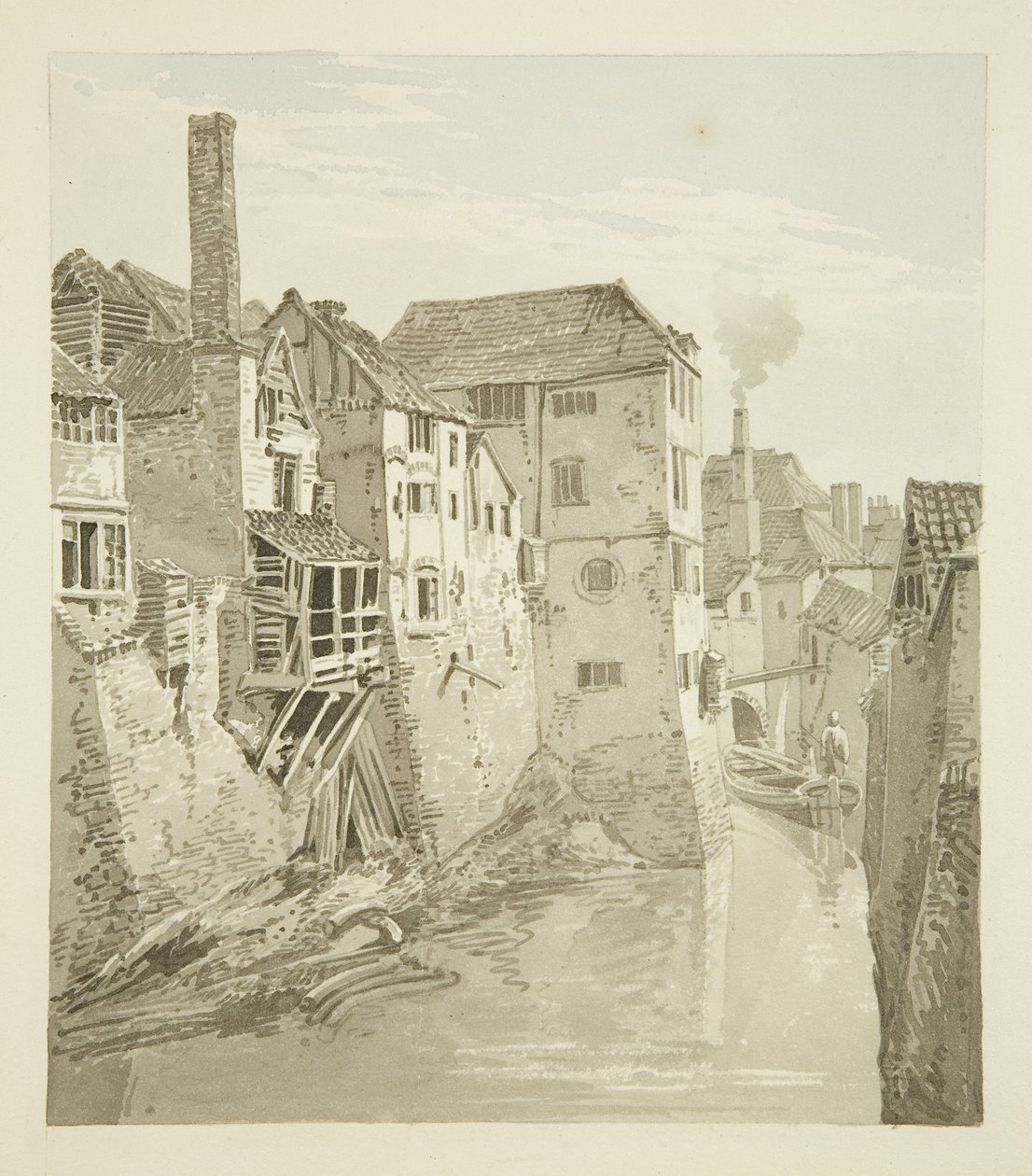Burggraben und Mauer von der Queen