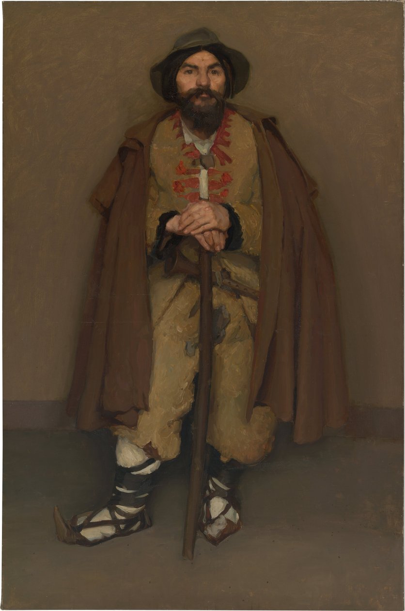 Ein Bergschäfer (Ein italienischer Zwerg) von Hugh Ramsay