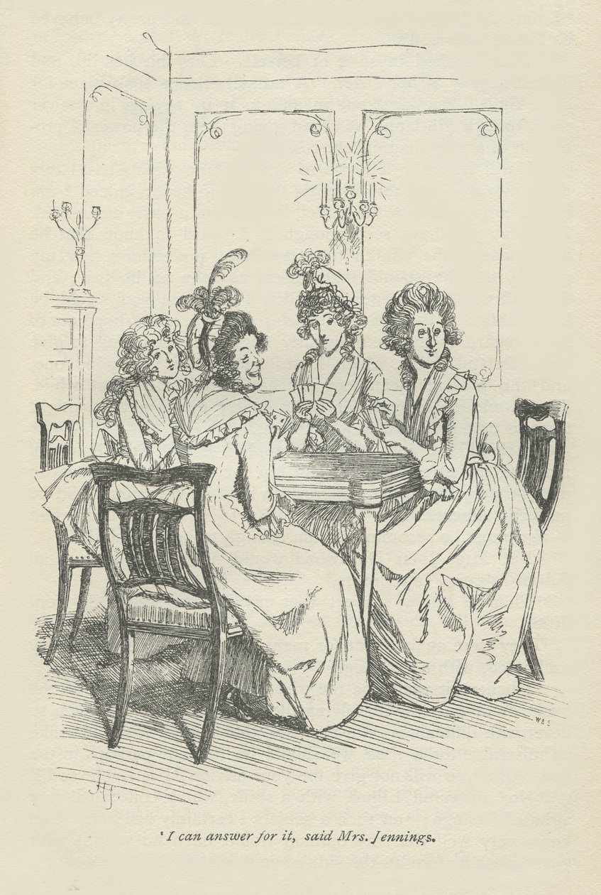 Ich kann dafür bürgen, sagte Mrs. Jennings von Hugh Thomson
