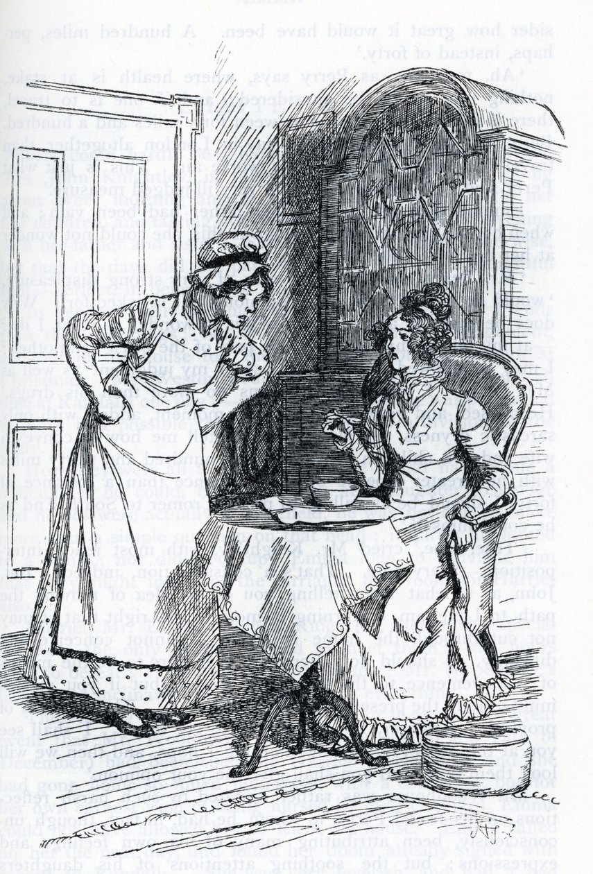 Illustration für "Emma" von Jane Austen von Hugh Thomson