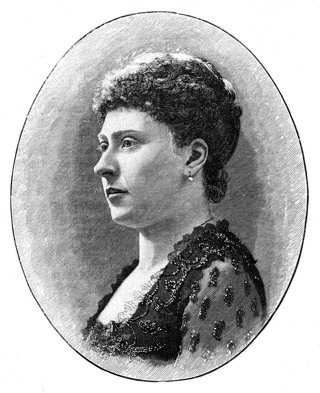 Prinzessin Beatrice, jüngste Tochter von Königin Victoria, 1900 von Hughes and Mullins