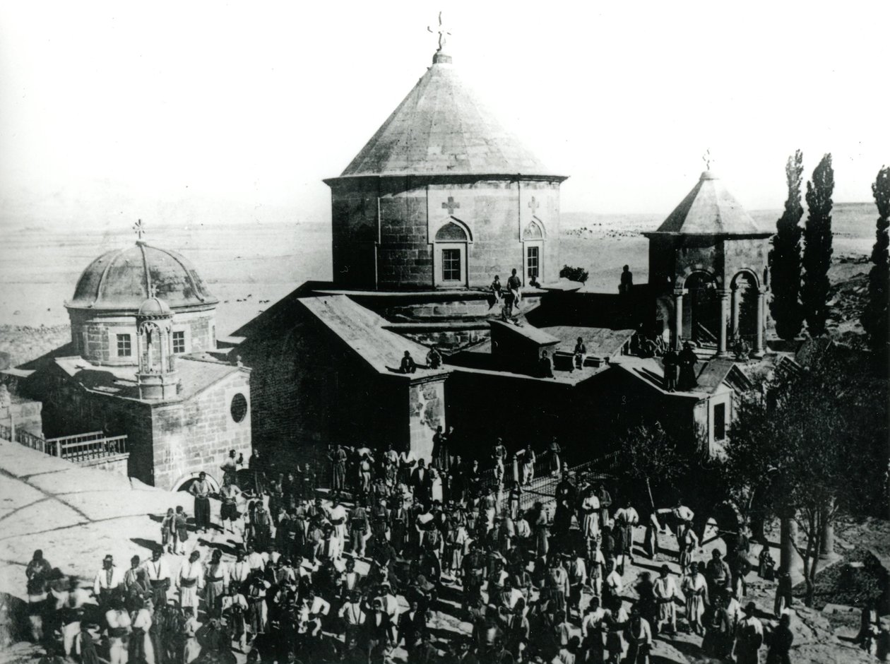 Pilgerfahrt im Tomarza-Kloster, südöstlich von Kayseri von Hugo Grothe