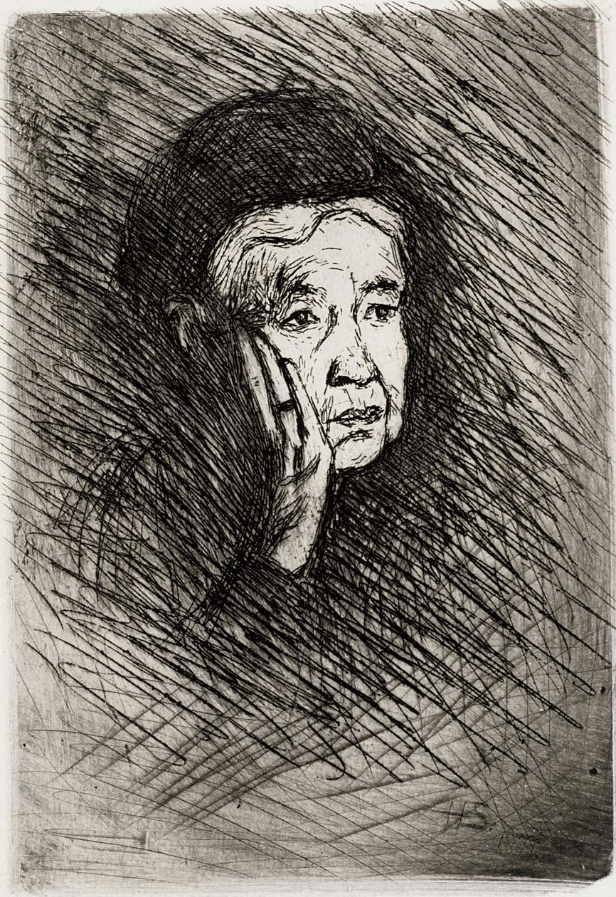 Die Tante des Künstlers von Hugo Simberg