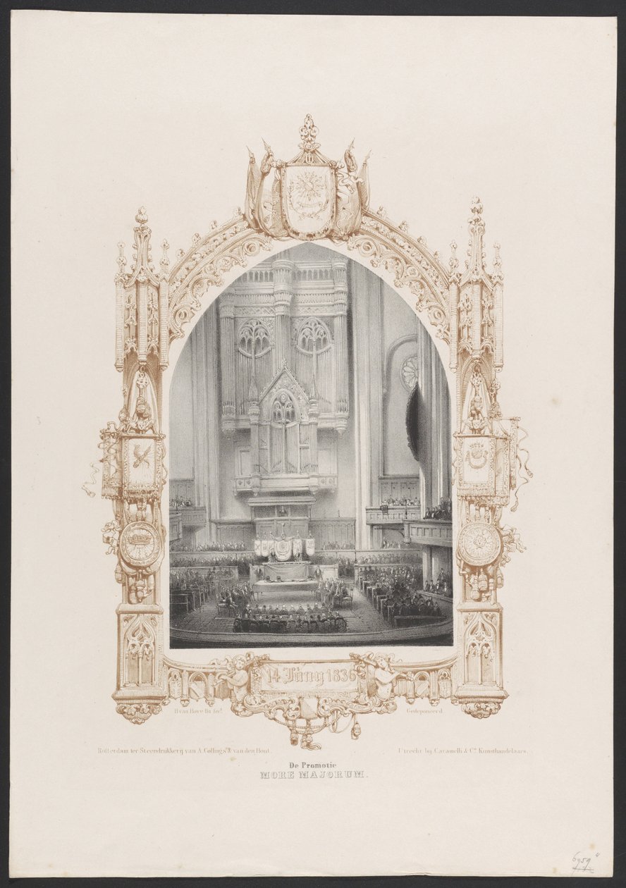 Promotion More Majorum, 1836 von Huib van Hove Bz