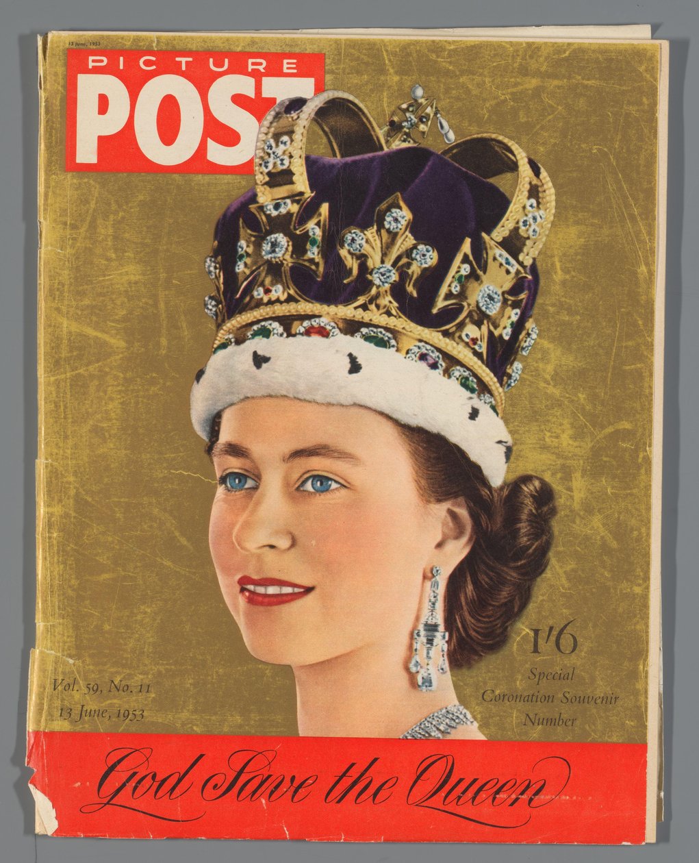 Exemplar der Sonderausgabe der Picture Post zur Krönung von Königin Elizabeth II., 13. Juni 1953 von Hulton Press Ltd.