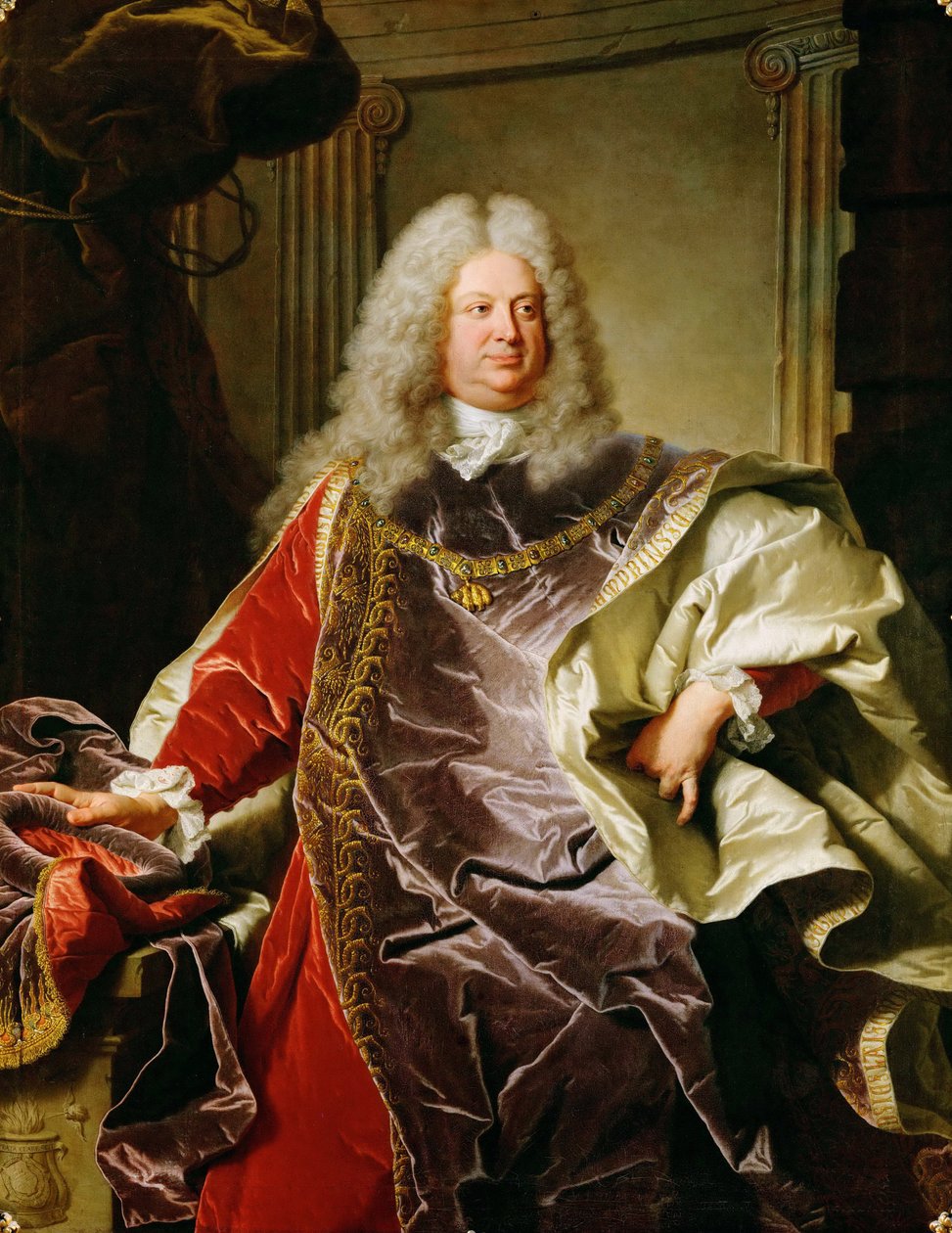 Barock: Porträt von Philipp Ludwig Wenzel von Sinzendorf von Hyacinthe Francois Rigaud