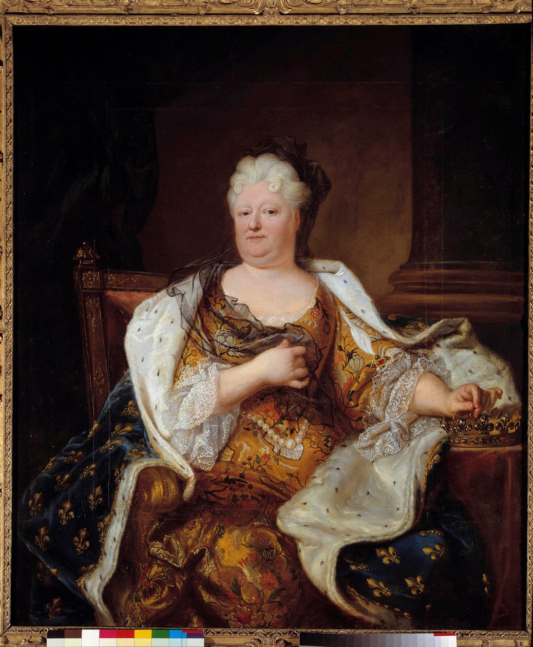 Porträt der Prinzessin Palatine Charlotte Elisabeth von Bayern von Hyacinthe Francois Rigaud