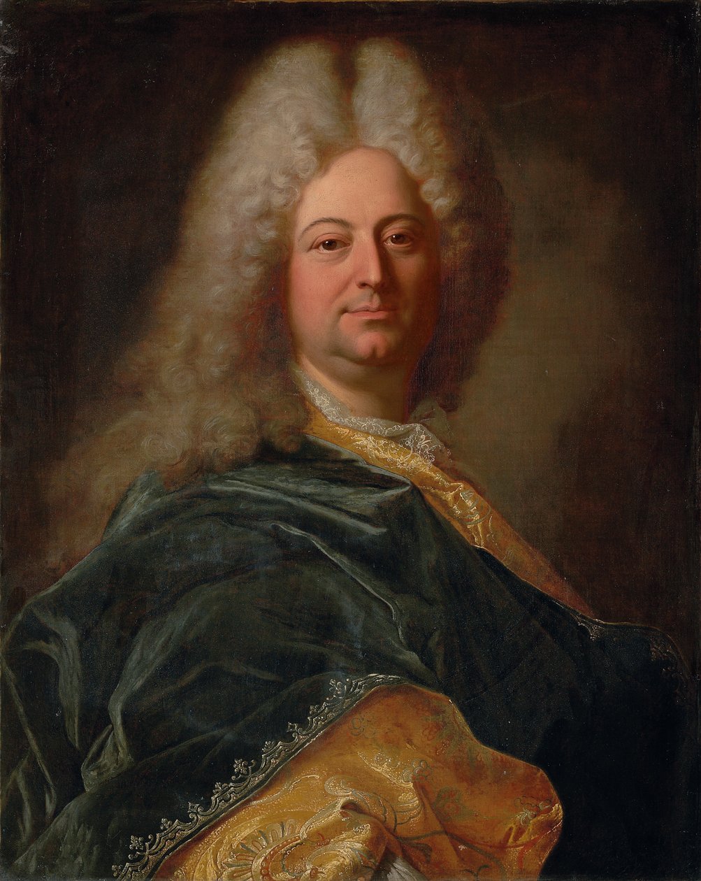 Porträt des Marquis de la Mesangere von Hyacinthe Francois Rigaud