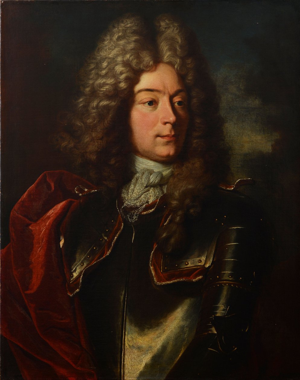 Bildnis Johann Frisching (1668-1726), Mitherr zu Rümligen, Offizier, Venner zu Metzgern von Hyacinthe Rigaud