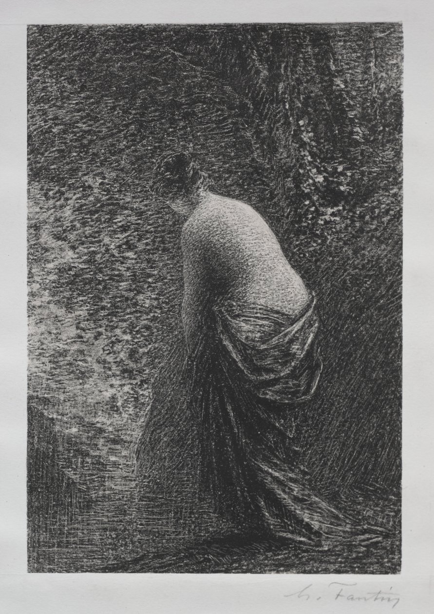 Stehender Badender, 1879 von Ignace Henri Jean Fantin Latour